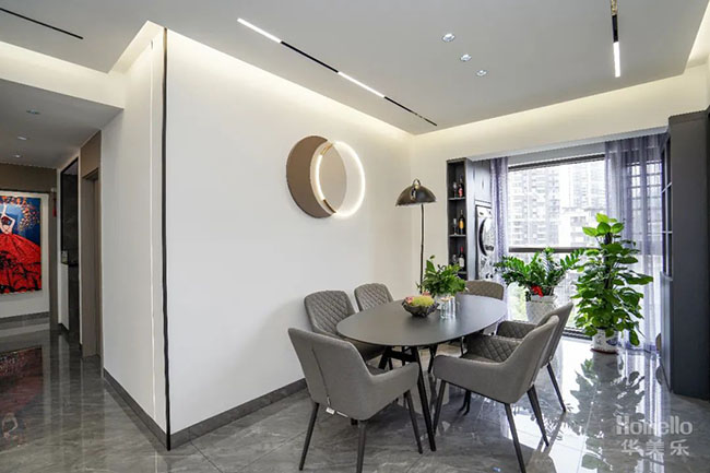 98㎡三居，簡約且巧妙的軟硬裝布局，美觀舒適又省錢